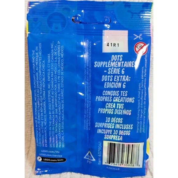 Lego Dots Extra Series 6, Decos Decorating Kit 41946, Single pk-NEW - Picture 3 of 10